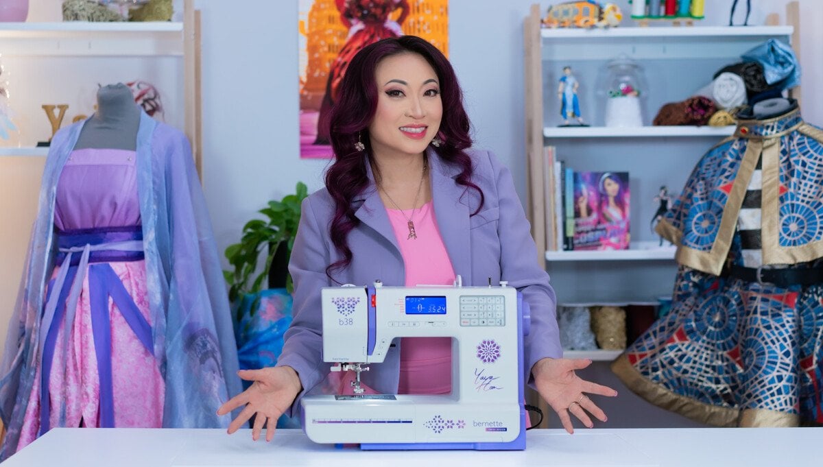 bernette 38 Yaya Han Edition Nähmaschine Banner