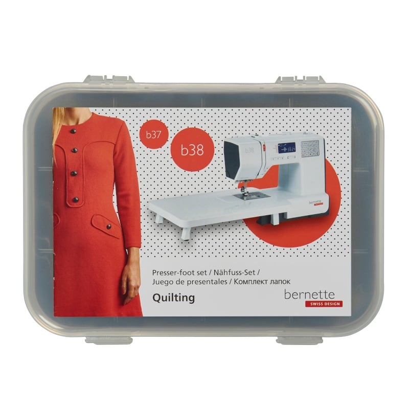 bernette Nähmaschinen Nähfuß-Set Quilting 6-teilig (b37/ b38)