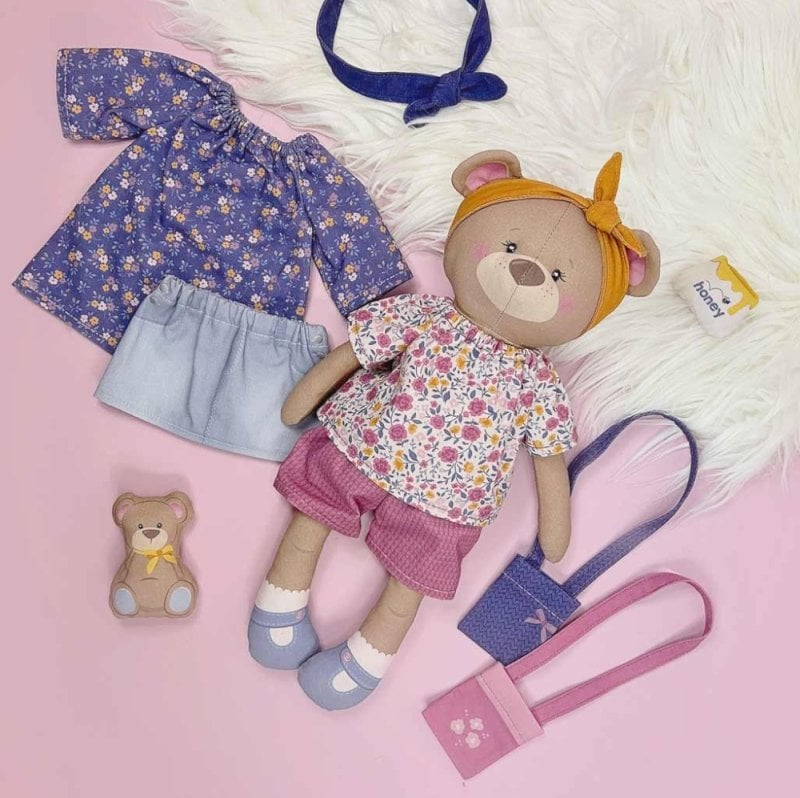 Kullaloo BETSY BÄR Nähset