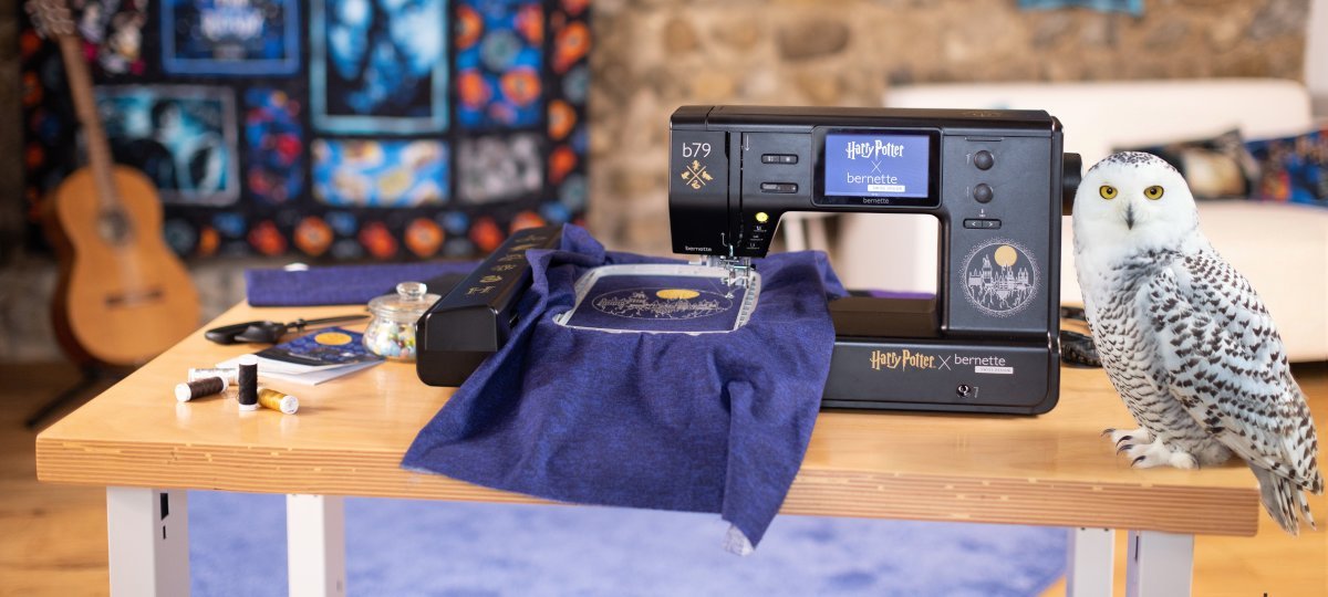 bernette b79 Harry Potter Edition Näh und Stickmaschine Banner