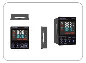 LCD Touch Controller der Transferpresse