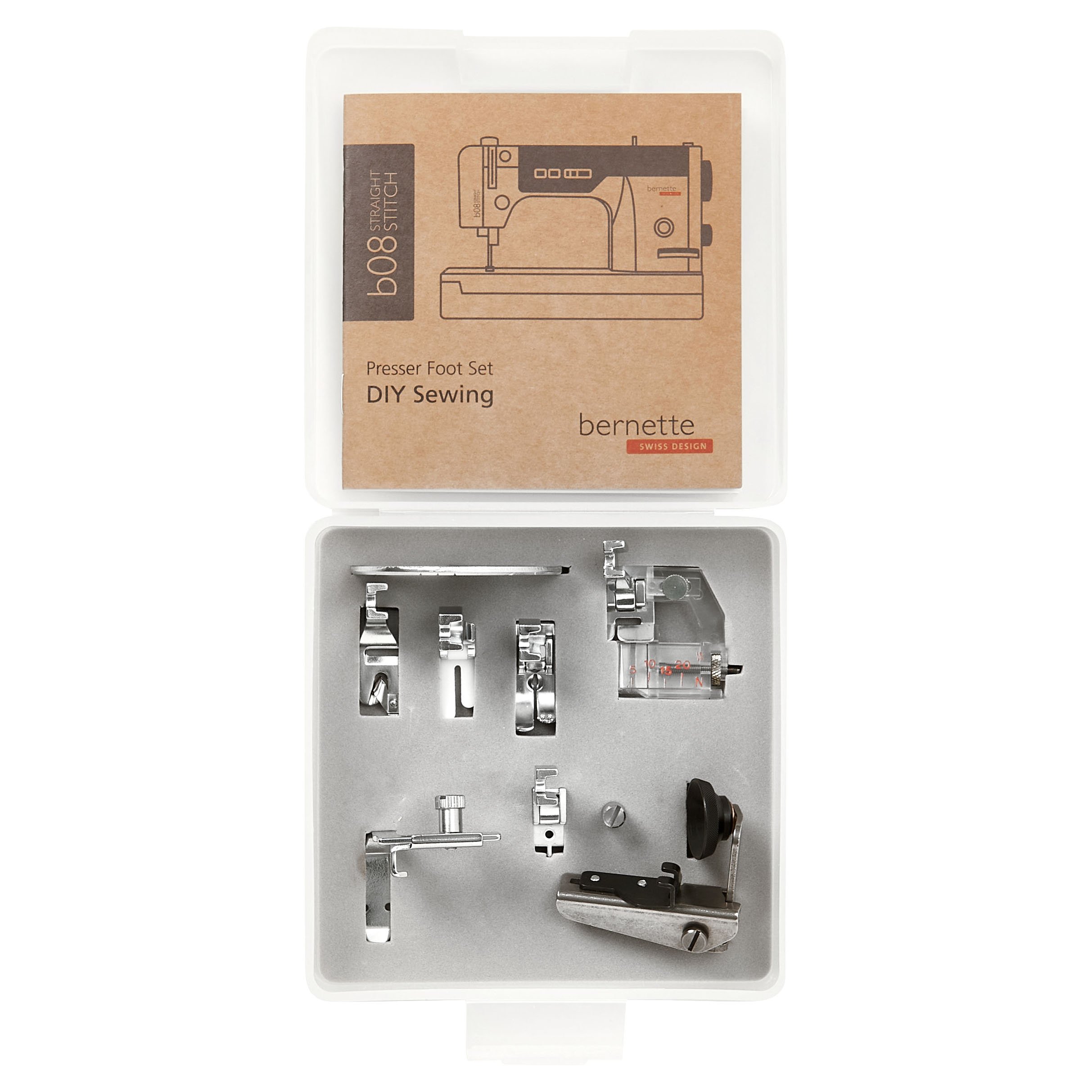 bernette DIY-Nähfuß-Set für B08 Straight Stitch