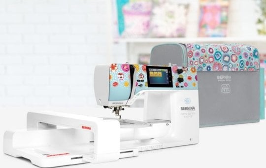 BERNINA 570 QE Kaffe Edition mit Stickmodul