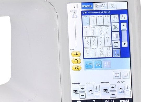 Großer Touchscreen