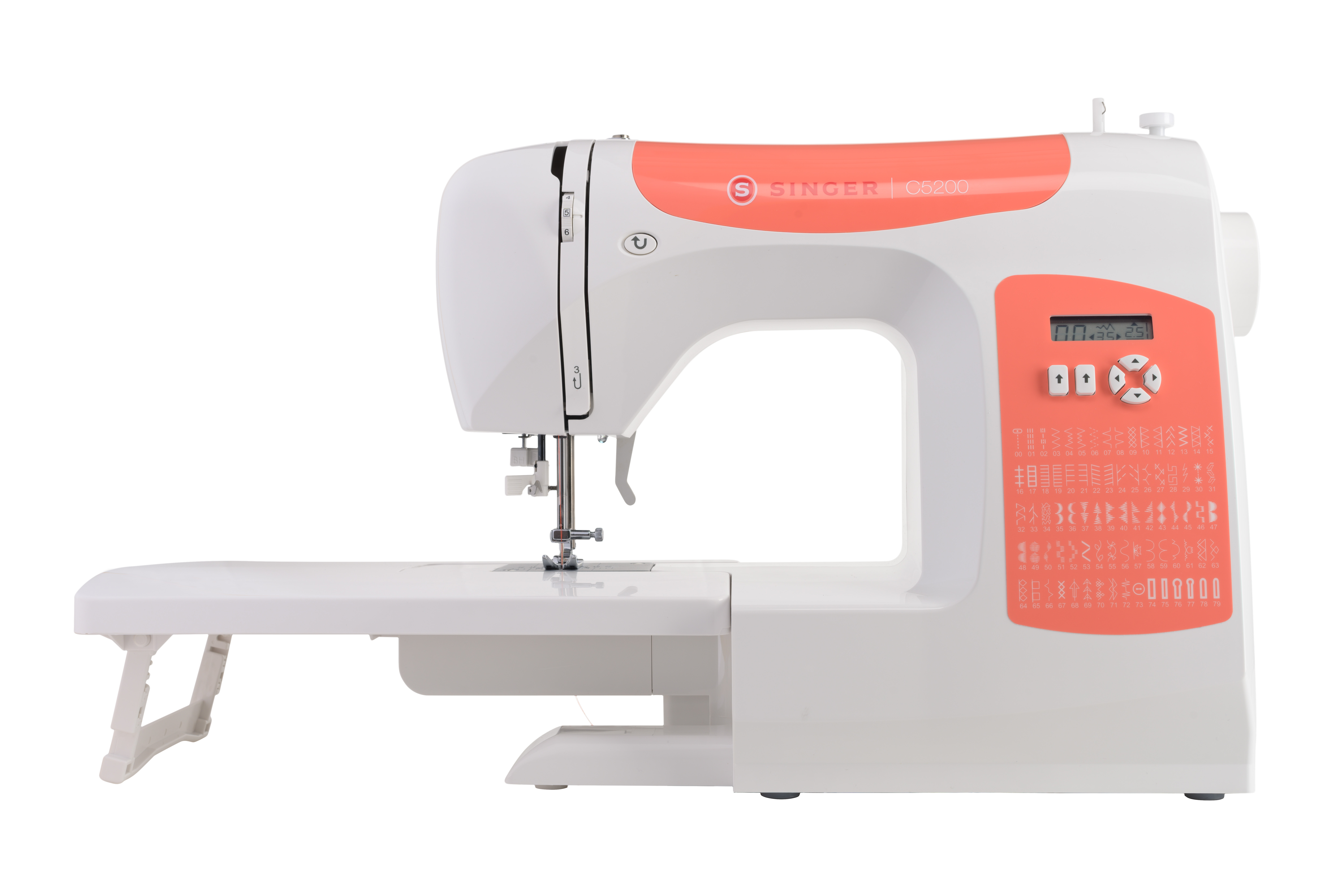 C5200-Orange-Extension Singer C5205 - Orange