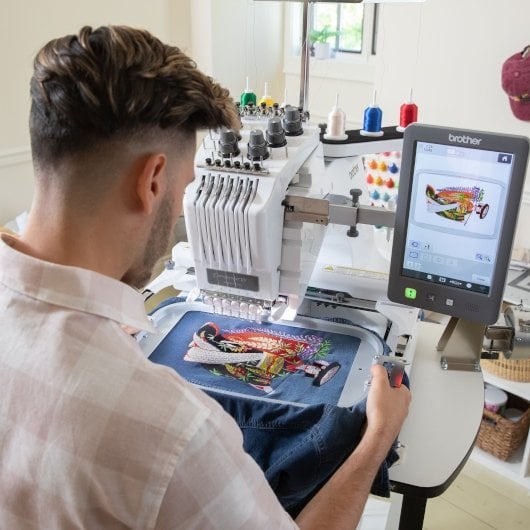 Zoom- und Drehoptionen auf dem Touchdisplay