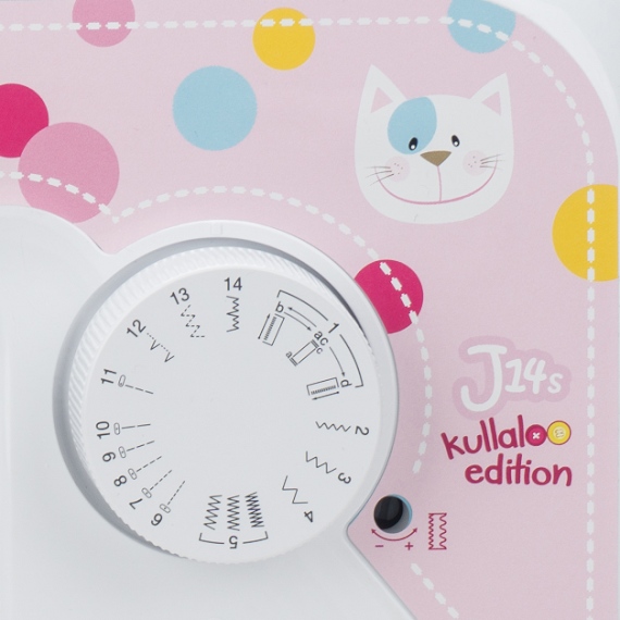 Brother J14s kullaloo Edition mit Aufklebern