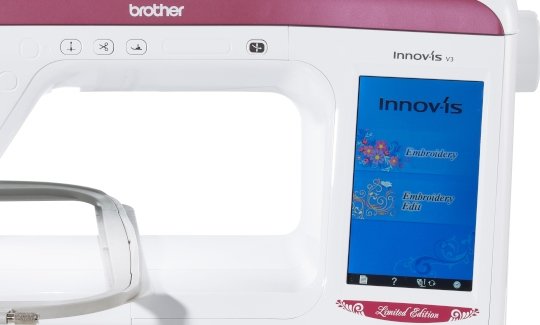 LCD Touchscreen Brother Stickmaschine Bedienung