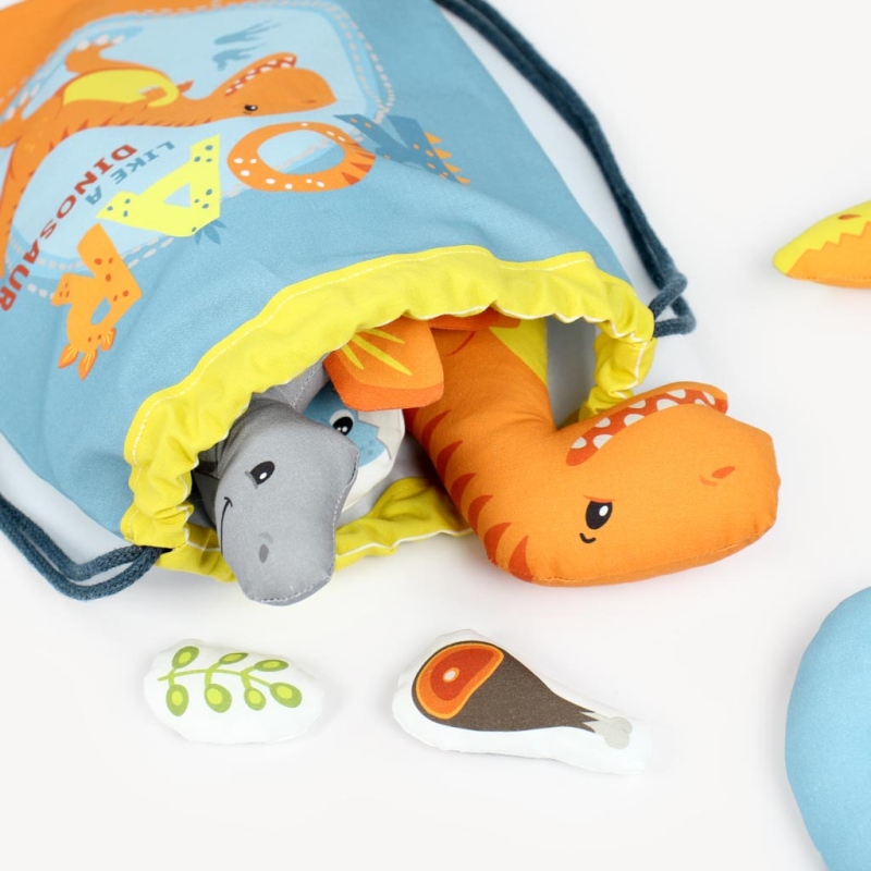 Kullaloo Cut & Sew Panel Dino Friends