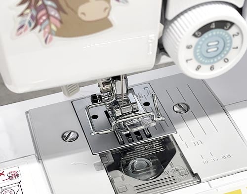 Sicherheitsnähfuß mit Fingerschutz