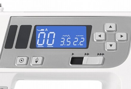 LCD-Display der JANOME 230 DC