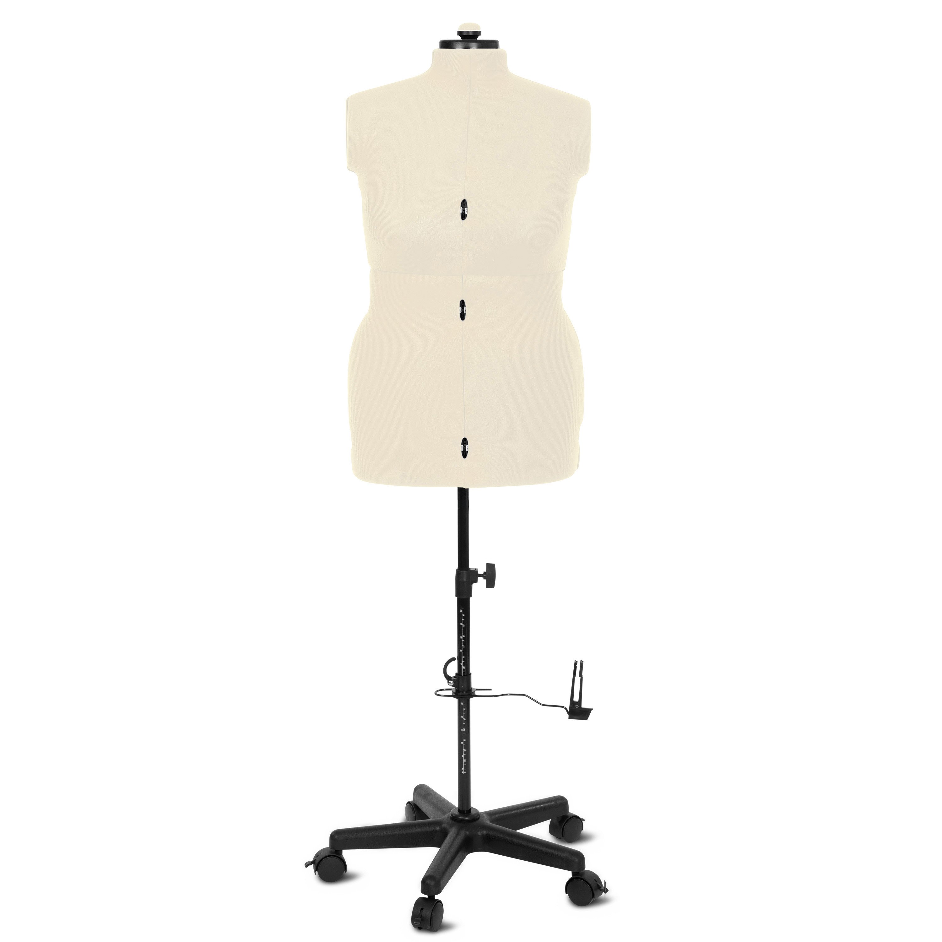 Schneiderpuppe Supa Fit L 5 Rollen beige