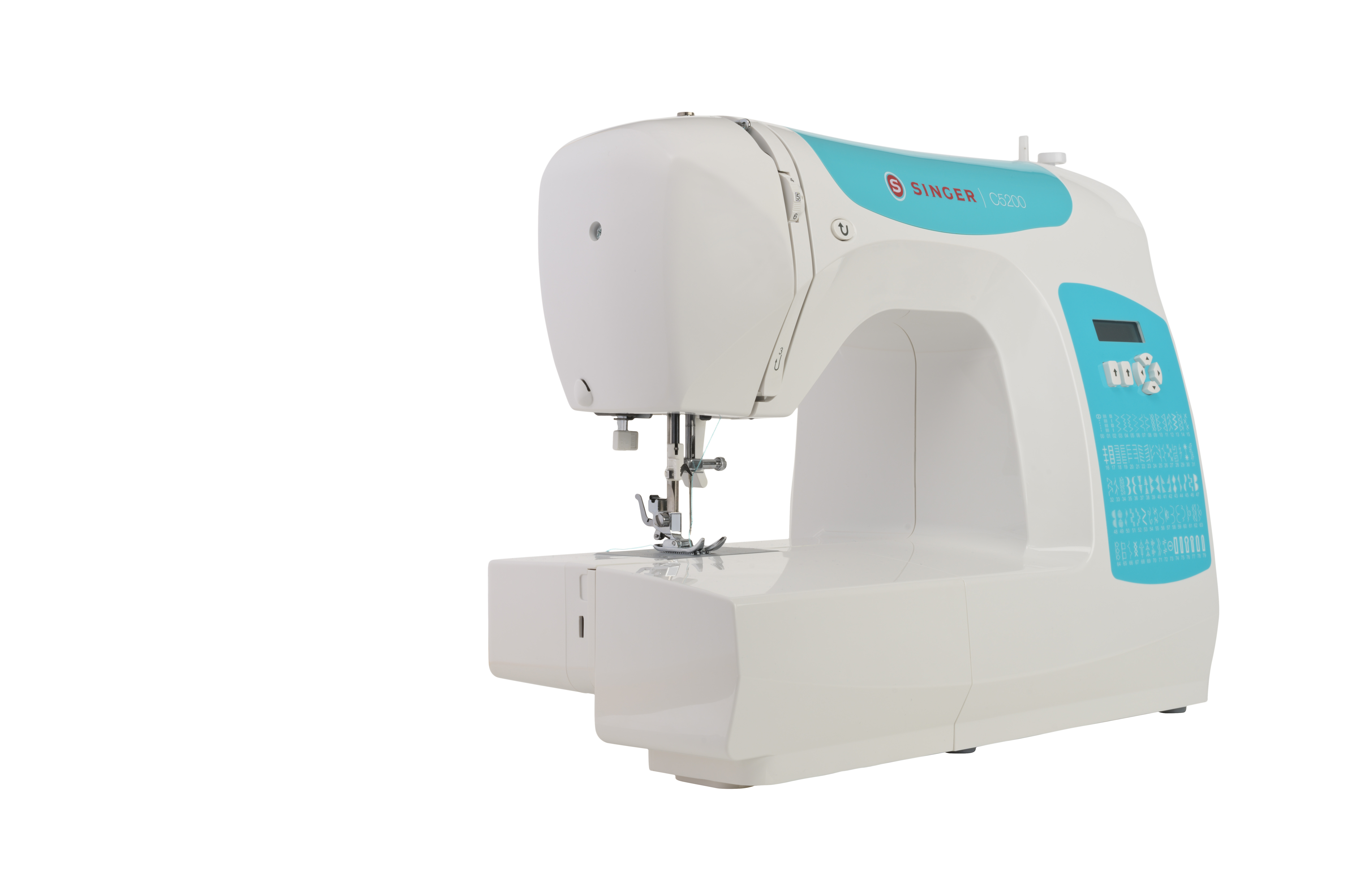 C5200-Blue-Front-Angle Singer C5205