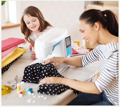 Großzügige Nähfläche