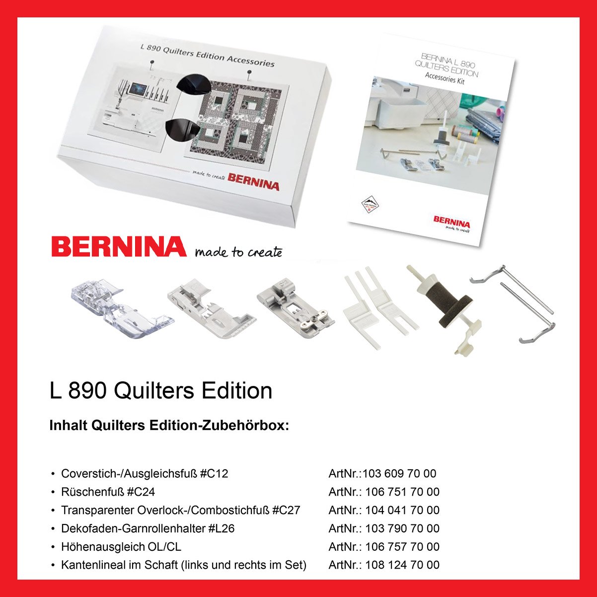 Quilters Edition Zubehörbox