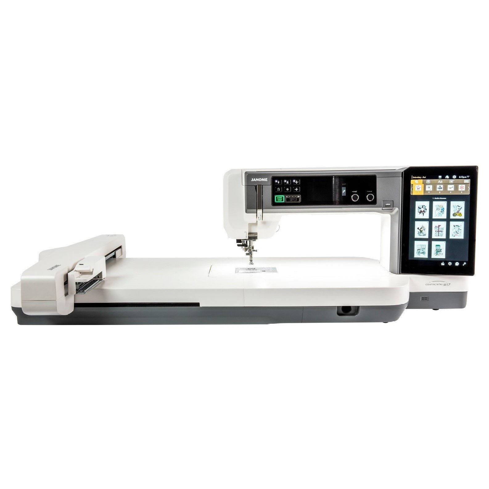 Janome Continental M17 Große Näh- und Stickmaschine mit Stickmodul