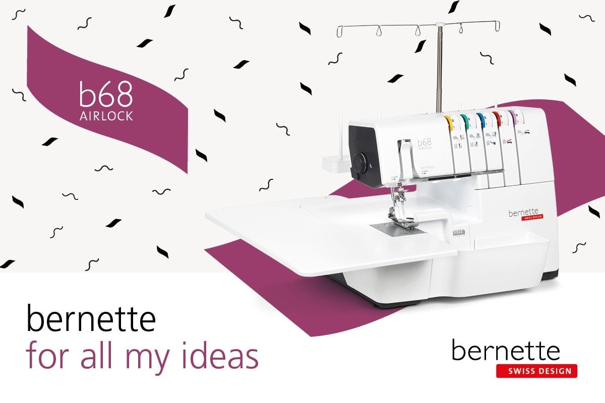 bernette 68 AIRLOCK Overlock Coverstich Maschine