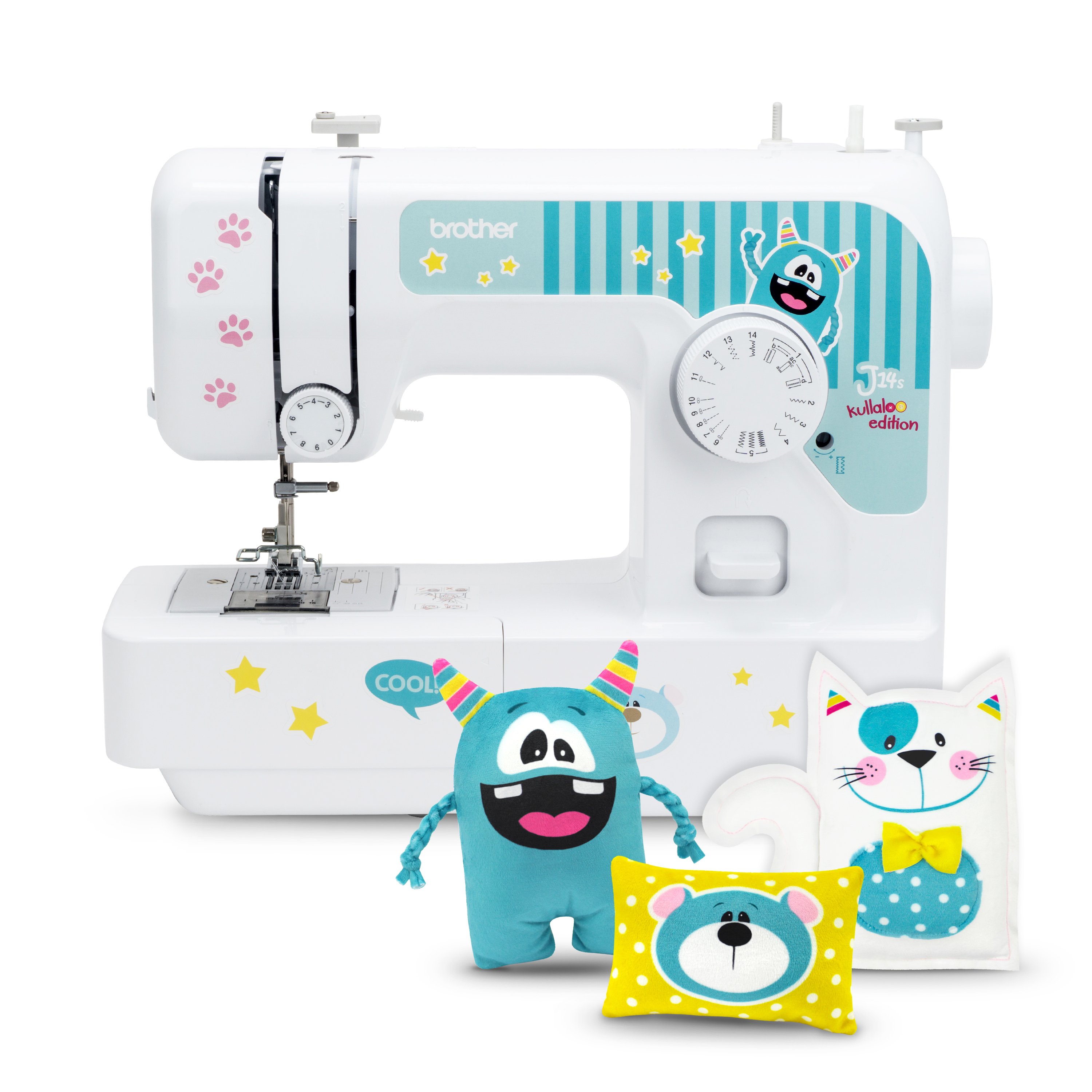 Brother J14s kullaloo Edition - Nähmaschine - die Bedienung ist kinderleicht Brother J14s kullaloo Edition - Nähmaschine - die Bedienung ist kinderleicht