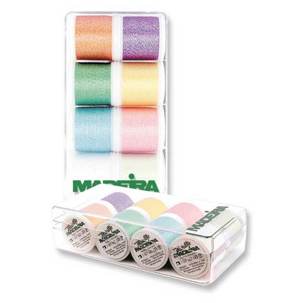 e98d26ad85917939c41ba43810c10a3058a2367e47605 Madeira Stickbox Metallic Opal - 8 Rollen à 200 m