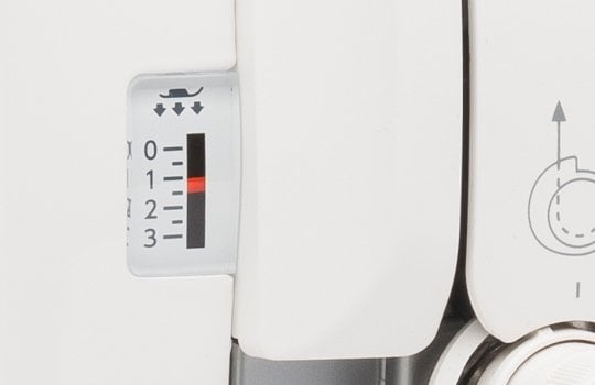 Nähfußdruckeinstellung