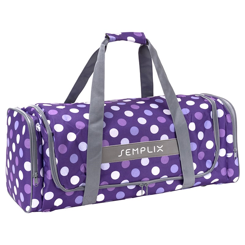 Semplix Plottertasche Polka Dots (lila/ flieder/ 62 x 22 x 25 cm) Semplix Plottertasche Polka Dots (lila/ flieder/ 62 x 22 x 25 cm)