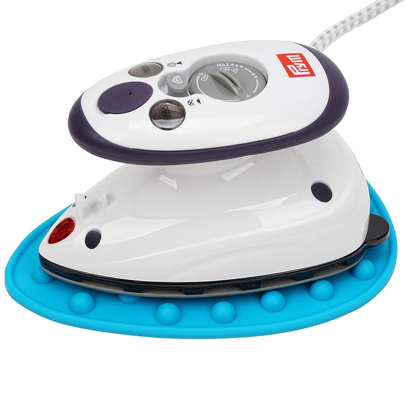 Set Prym Mini Bügeleisen mit Semplix Silikonablage (türkis) Set Prym Mini Bügeleisen mit Semplix Silikonablage (türkis)