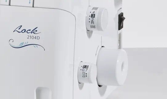 Stichweiten Einstellung Brother 2104D