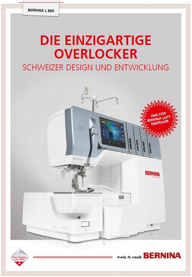 BERNINA L860 Overlock Maschine