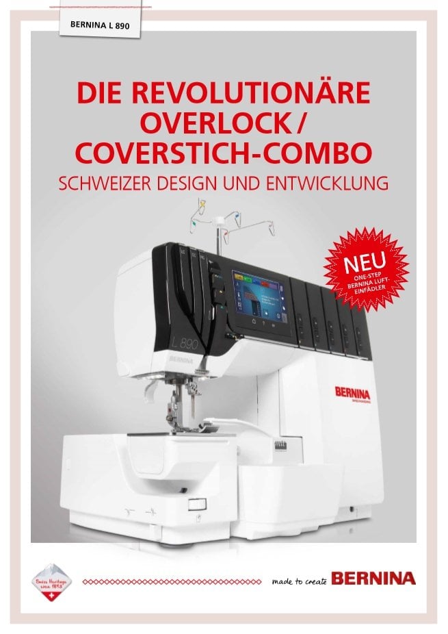 BERNINA L 890 Overlock/Coverstitch-Combo