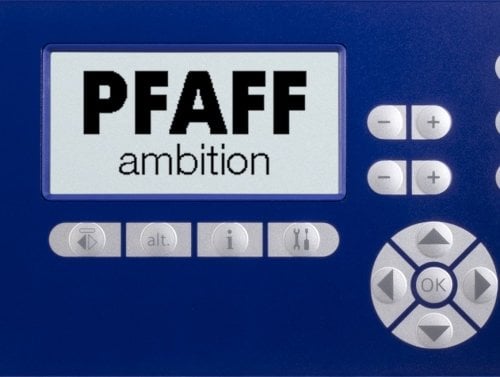 Pfaff ambition 610 Monochrom Screen