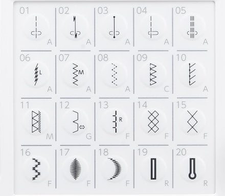 LCD-Bildschirm Janome Sewist 780DC