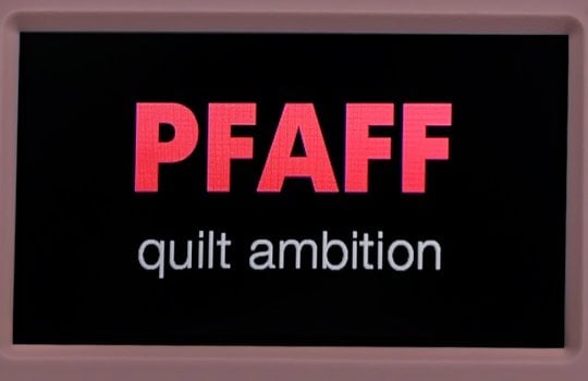 PFAFF quilt ambition 635 Farb-Touchscreen
