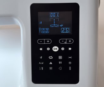 LCD Display der Nähwelt Flach Basic Sewing Maxi