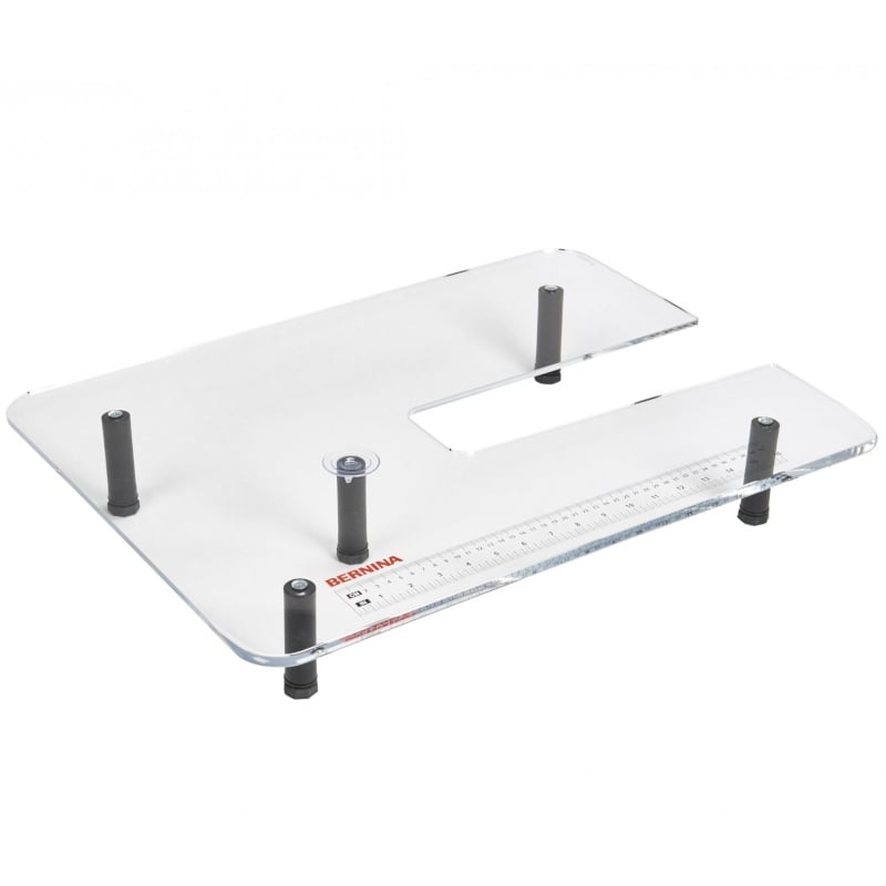 Bernina Transparenter Quiltanschiebetisch 4er Serie (600 mm x 450 mm) Bernina Transparenter Quiltanschiebetisch 4er Serie (600 mm x 450 mm)