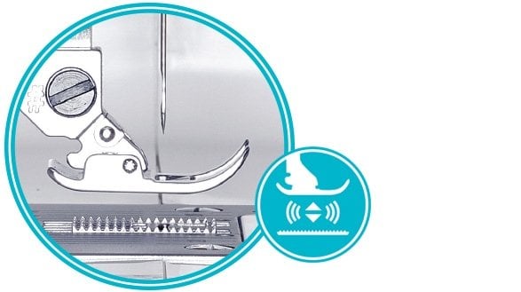 Nähfußhub-Sicherheitsstellung smarter by PFAFF 260c