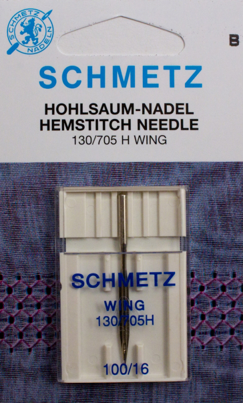 Schmetz Hohlsaumnadel 130/705-H Wing Stärke 100 